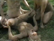 Crazy pornstars Robin Lee and Golden Jade in exotic threesome, public porn clip