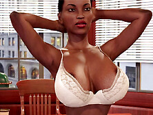 Busty cop gives my rear a thorough pounding or face the consequences