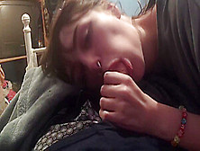 secretly sucking Step daddy off in my room 1