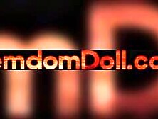 Cruel CFNM femdom inked GF in lingerie pegging crossdresser