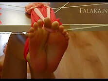 Slave in falaka caning begging for mercy