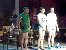 strip game in a nightclub