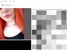 Super Hot Redhead Omegle Teen