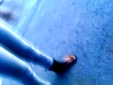 Dark Hotty Gives Her BBC Boyfriend A Head Oudoor