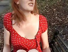 Alana Smith Flashing - British teen pussy in the park