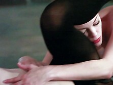 Beautiful ballet dancers having lesbo fun after the class