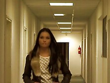 Tanned teen Nessa Devil to join couple for threesome