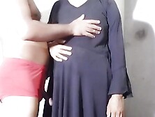 Stepmother Ravina Desi Fucked by her Stepson,  Cumshot on belly in Clear Audio