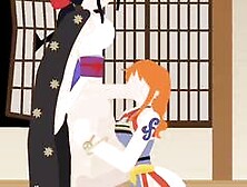Nami and Robin | Sticknodes Porn Animation