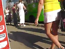 Sexy bubble booty up white mini petticoat