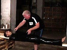 Axel Rubberax Receives Handjob From Daddy Sebastian Kane