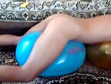 Popping Fun With My Twink Balloon Buddy