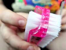 Toying My Shaggy Pussy in the Car During the time that Parked in Public.