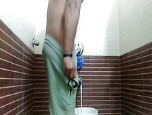 Pump Gay Sex Bathroom Wait Hot Blowjob