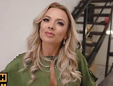 Pov - Busty Blonde Shalina Devine Admits Her Foot Fetish