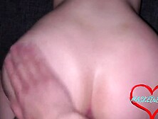 Pov-Style Scene Shows Amateur Girl Giving Footjob And Riding Cock