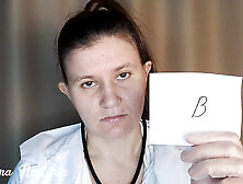 Toxic Russian doctor tried to dominate during the medical examination,  but rammed her in a mouth