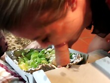 Horny MILF gets a big dick salad delivery - Erin Electra