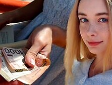 Helped A Needy Student And Fucked Her Mere Pennies - Loly Nebel