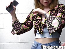 Spoilt Brat Teen Slut Alina West Gets Naked & Wet For Old Man - POV Blowjob