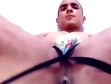 Hot Muscule Body Gay Tease Oil On Anus