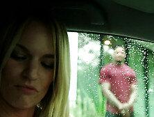 Small Tits Curvy Teen Sucks Dick