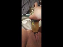 Chubby Snatch Drilled With A Bottle