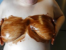 Messy Chocolate All Over Tits