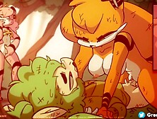 Enticing greedyneko at furry animation dirt