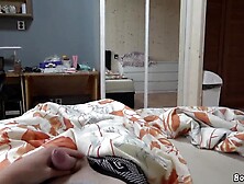 Stepmom knew what to do when this babe caught him masturbating
