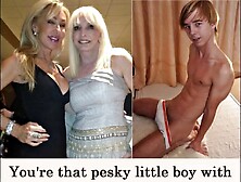 Slideshow - CFNM Cougar Cockteasing (for a softcore workout)