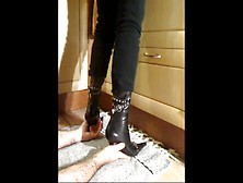 Palm Crush Stiletto Heel Boots