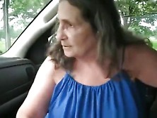 My wife roleplays being a girl and gets a lift for a blowjob