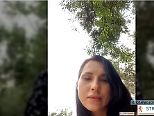 Hardcore Outdoor Slut Show Pussies Out,  Legs Open