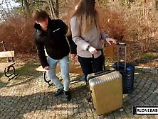 Park SexDrive - Hot Blonde Teen Fucked Outdoors By Hunk With Big Dick