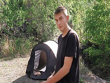 Bigstr - Czech Hunter - Slutty Little Hiker Gets Ass-Fucked In His Little Tent