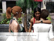 My stepbrother 's ex-wife #37 Bella was teasing John in the fitting room-highlight