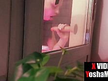 I caught a step sister for a oral sex and masturbate, closed on the balcony and looks porn, a step sister of the nymphomaniac. I