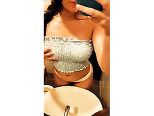 Sara arab Sharmota Mansoura sexy ass and boobs fucked by the buffet worker At work, oh my love, you made me snore