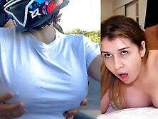 Picking Up My Favorite Client from Didi Without a Bra,  I Convince Him and I S...