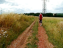 Fione Absolut Goes Wild Out Doors On Older Mans Hard Cock