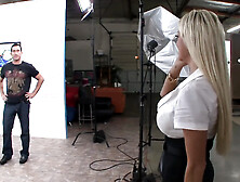 Breathtaking pornstar Nikita Von James enjoys getting roughly screwed by a large schlong