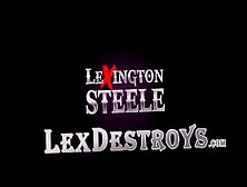 Curvy and blonde Jenna Ivory gets destroyed by Lex in P