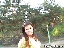 Fucking Busty Brunette In The Street