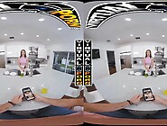 Hot sexual naked girl gives handjob