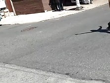 Woman on drugs gets naked in public