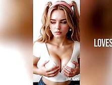 Shy Blonde Hentai Cutie Hesitates,  Then Sucks Cock Until Sticky Facial Blast