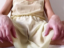 Wet pussy with panties inside gets wetter and wetter