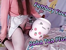 Femboy Fucks A Boba Tea Plushy! (Teaser)