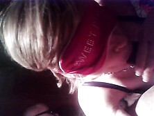 Blonde cougar gets some big brown cock